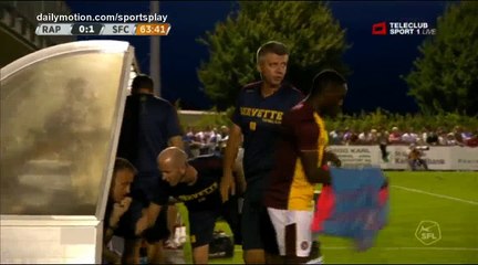 Anthony Sauthier Goal HD - Rapperswil 0 - 1 Servette Geneve FC - 04.08.2017 (Full Replay)