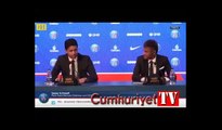 Neymar'ın basın toplantısında Beşiktaş sürprizi