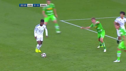 أهداف مباراة  ليستر سيتي و بوروسيا مونشنغلادباخ  2-1  مباراة ودية 4-8-2017