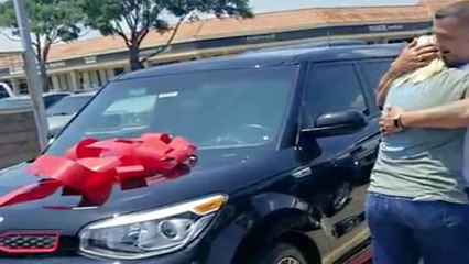 Puzzled Girl Eventually Realizes She's Getting A Car
