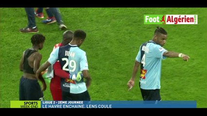 Ligue 2 française : Le Havre 4 - AJ Auxerre 1 (Zinedine Ferhat buteur)