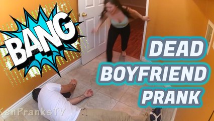 Dead boyfriend scary Prank - MUST SEE