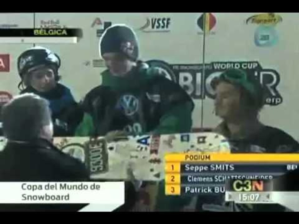 Copa del Mundo de Snowbord en Amberes Bélgica