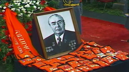USSR Leader Konstantin Chernenko, Leonid Brezhnev Funeral Похороны Брежнева