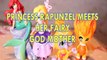 PRINCESS RAPUNZEL MEETS HER FAIRY GOD MOTHER LITTLE MERMAID TALA CERULEA  Toys BABY Videos, TANGLED , DISNEY PIXAR, SHIM
