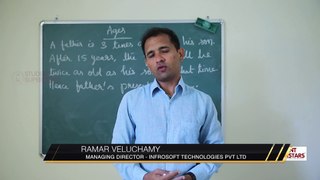 Episode 15 - Problem on Ages - Ramar Veluchamy - Student Superstars Dream University