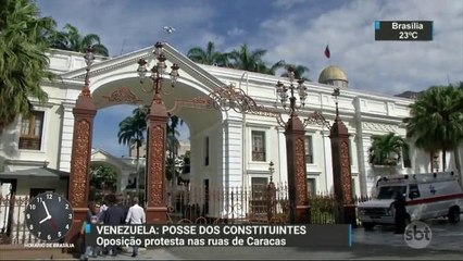Eleitos da Assembleia Constituinte tomam posse na Venezuela