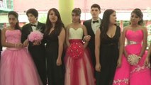 Con vestidos y chambelanes, jóvenes quinceañeras olvidan su cáncer por un día