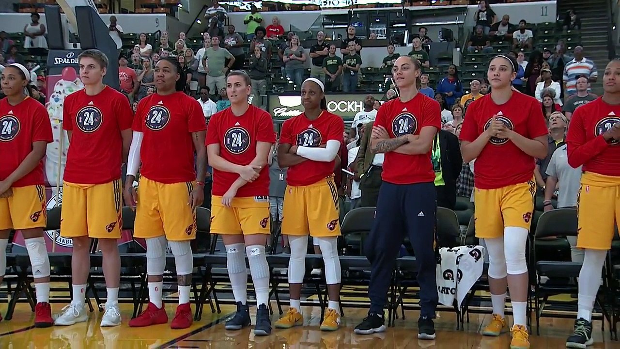 Tamika Catchings' #24 Ascends To The Rafters In Indiana-ZfD4mLz-J8c