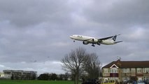 Planes At London Heathrow Airport HD 21/01/2012