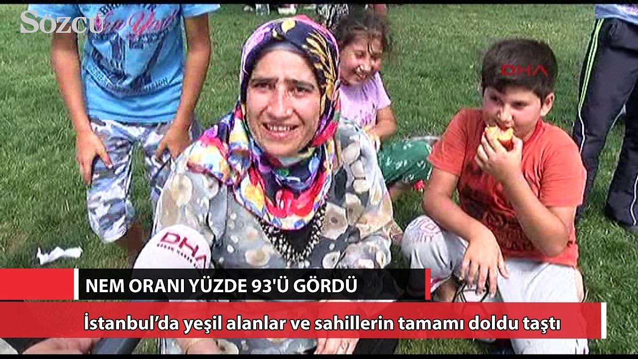 İstanbul'da nem oranı yüzde 93’ü gördü