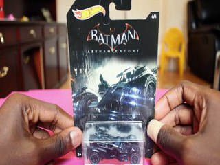 HOT WHEELS BATMAN ARKHAM KNIGHT BATMOBILE 3+ DC COMICS JUSTICE LEAGUE FIGURE REVIEW +  UNBOXING Toys