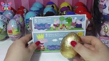 3 huevos sorpresa kinder joy, princesas disney con caramelos y peppa pig New Compilation 2