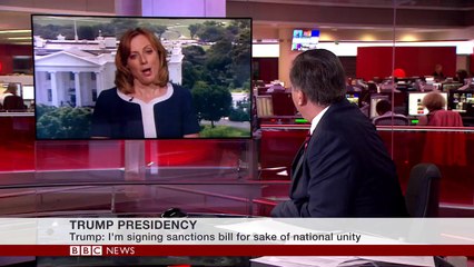 Trump approves new 'flawed' Russia sanctions - BBC News[1]