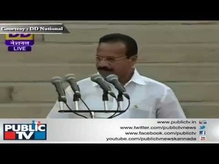 D V Sadananda Gowda sworn in as Cabinet Minister