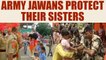 Army Jawans celebrate Rakshabandhan at border, little girls tie Rakhi | Oneindia News