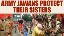Army Jawans celebrate Rakshabandhan at border, little girls tie Rakhi | Oneindia News