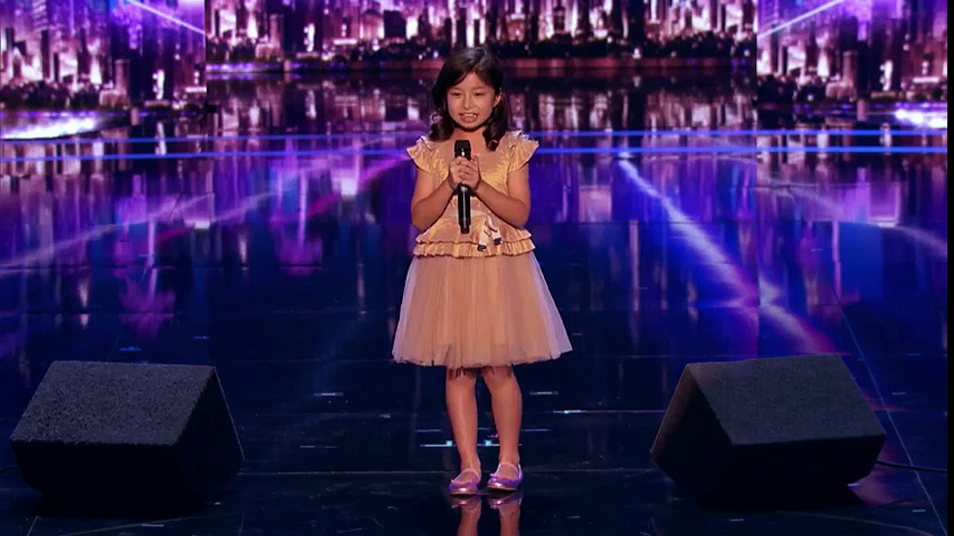 Celine Tam- Adorable 9-Year-Old Earns Golden Buzzer From Laverne Cox - America's Got Talent 201