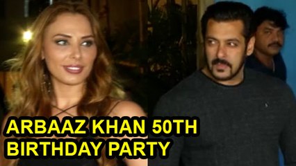 Salman Khan And Iulia Vantur At Arbaaz Khan's 50th Birthday Bash | Bollywood Party 2017