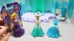 겨울왕국 엘사 라푼젤 Disney Frozen Elsa rapunzel Princess Magic Clip Dolls dresses Toys