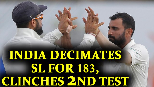 India vs Sri Lanka test: Host take massive 439 run lead over visitors, bags 2nd match | Oneindia