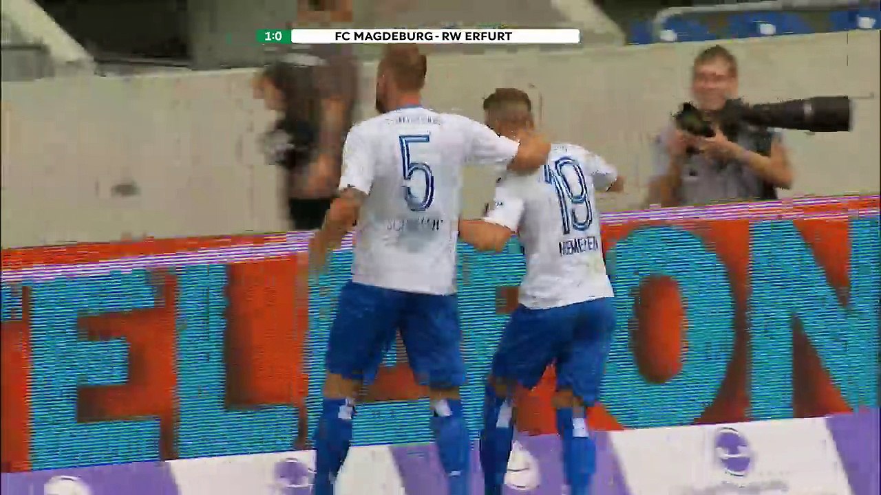 1.FC Magdeburg - FC Rot-Weiß Erfurt 3z0 (Gamereport Telekom Sport)