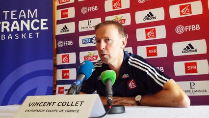 Vincent Collet avant France-Tunisie