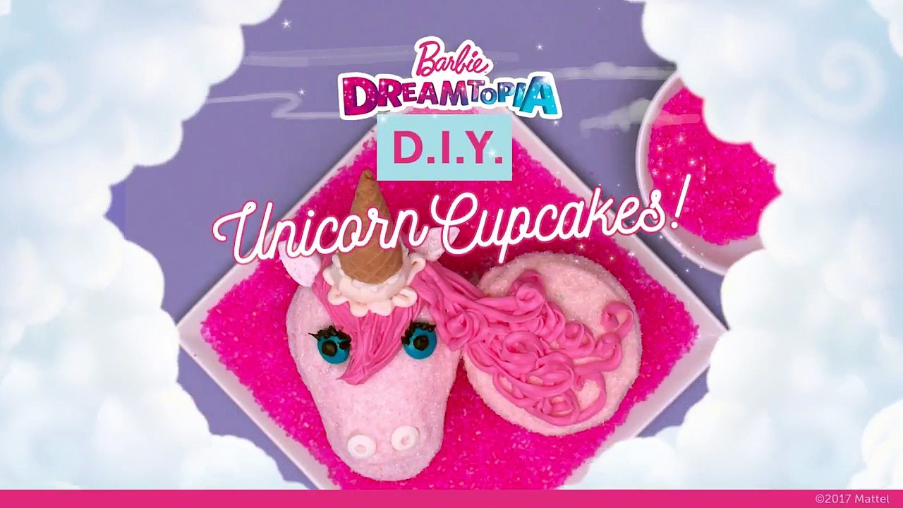 DIY Unicorn Cupcakes | Dreamtopia | Barbie