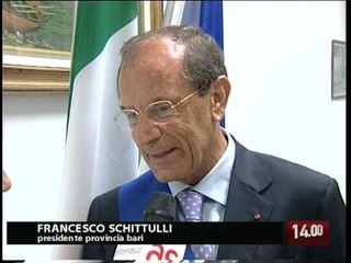 TG 12.08.09 Sindaco di  Binetto minacciato, solidarietà della provincia