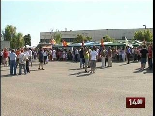TG 17.08.09 Potenza: Lasme, protesta lavoratori a ferragosto