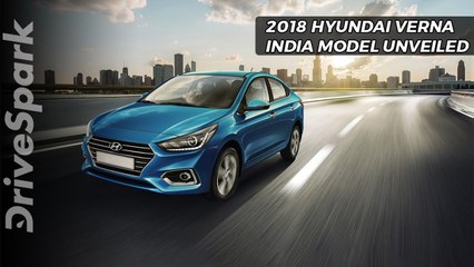 2018 Hyundai Verna Indian Model Unveiled - DriveSpark