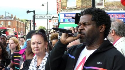 Protesters rally in north London for Mark Duggan 6th Anniversary Vigil