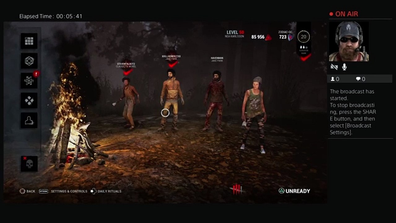 ZODIAC-QC's Live PS4 Broadcast dead by daylight