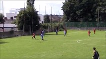 Non league footballer pulls off skillful nutmeg during match