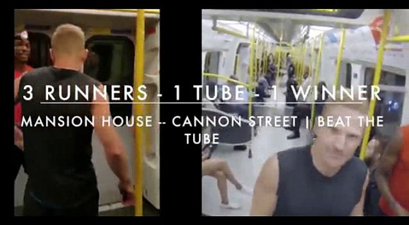 Runners race London Tube on District and Circle lines