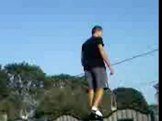 Salto arière de dos