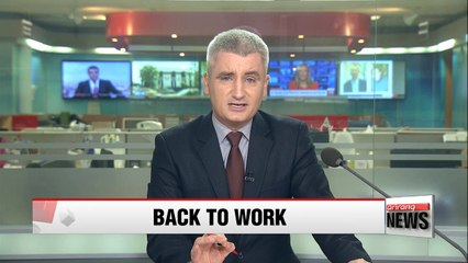 President Moon Jae-in returns to work Saturday following 5-day vacation