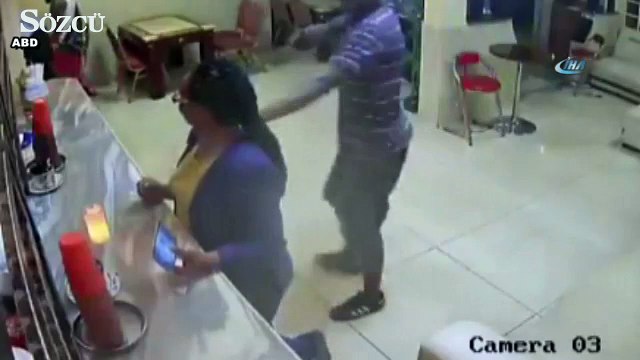 Restoranı böyle soydular