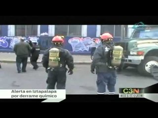 Mezcla de fosfuro de aluminio con agua crea una nube tóxica en Iztapalapa