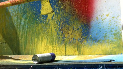 Exploding Spray Paint at 2500fps - The Slow Mo Guys