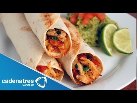Receta de saludables tacos de pollo