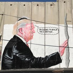 Bethlehem Graffiti Mocks Trump's Wall Ambitions