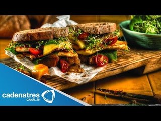 Receta sándwich de pollo a la parilla con tocino de pavo