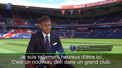 PSG - Neymar : "Tellement heureux d'être ici"
