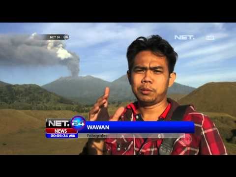 Momen Langka Asap Pelangi Semburan Abu Vulkanis Gunung Raung - NET24