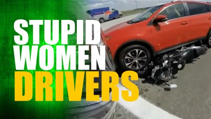 WORLD'S MOST STUPID WOMEN DRIVERS_ CRAZY WOMEN DRIVING FAILS 2017 #3