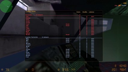 Counter-Strike v1.6 gameplay with Hard bots - 747 - Terrorist (Old - 2014)