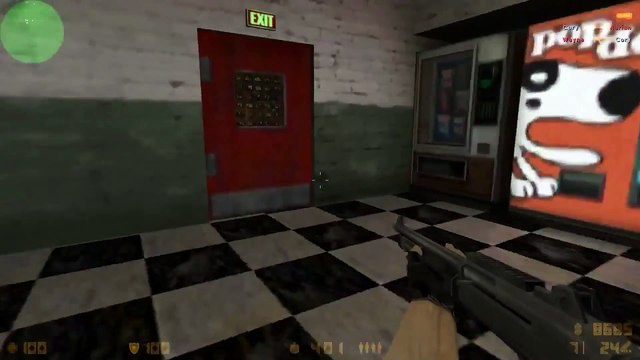 Counter-Strike v1.6 gameplay with Hard bots - Backalley - Counter-Terrorist (Old - 2014)