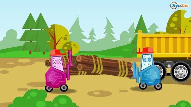 Грузовик и Рабочие Машины Мультики Сборник Видео для детей