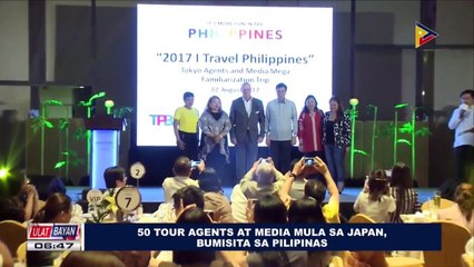 50 tour agents at media mula sa Japan, bumisita sa Pilipinas